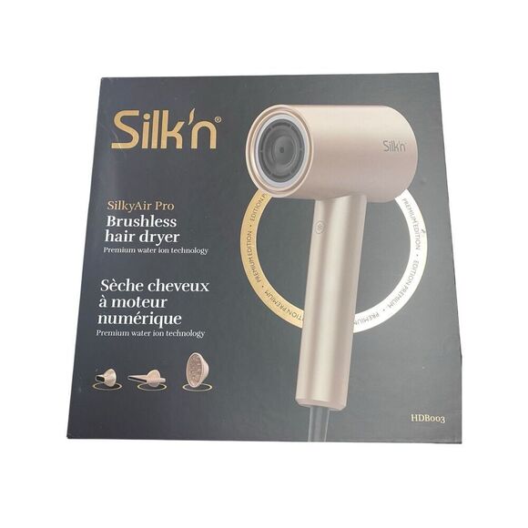 Silk’n SilkyAir Pro Brushless Hair Dryer – Premium Water‑Ion Tech – New Open Box - Picture 1 of 4